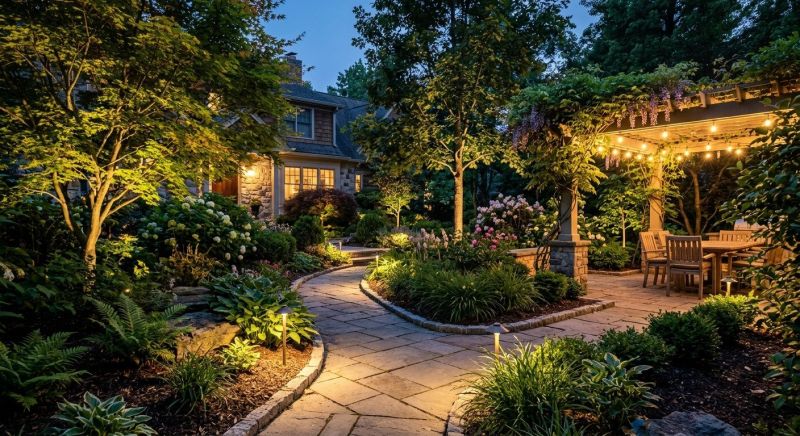 Garden Lighting Installation in Littleton, CO
