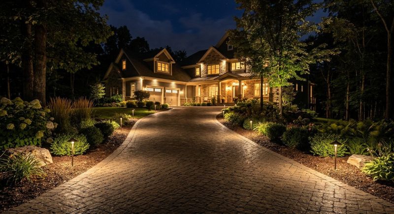 Driveway Lighting Installation in Pasadena, CA