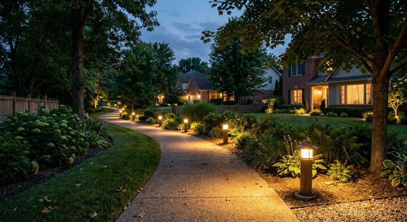 Sidewalk Lighting Installation in Prescott Valley, AZ